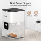 VOLUAS Automatic Cat Feeder, 4L Timed Dry Food Dispenser for Cats & Dogs