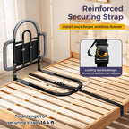 Bed Rails for Elderly Adults, 400lbs Load with Motion Sensor Light