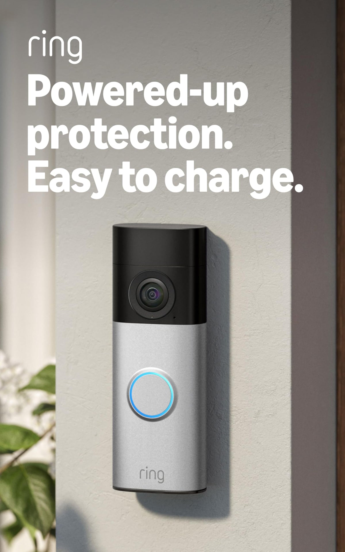 Ring Battery Doorbell 2K Plus (newest model), Retinal 2K with wide-angle video, up to 6x Enhanced Zoom, Night Vision, and Quick Release Battery Pack