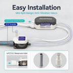 Aquastrong Mini Split HVAC Condensate Pump, 9.6 GPH, 115V/230V, Automatic Safety Switch, 33 FT Lift AC Condensate Removal for Air Conditioner