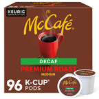McCafe Premium Roast Decaf Coffee, K-Cup Pods, 96 Count