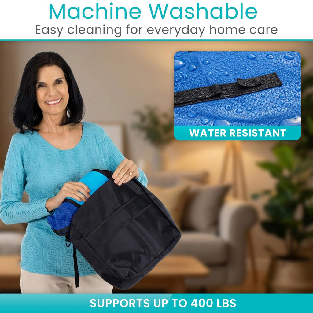 Vive Patient Lift Sling with Opening (400lb Capacity) - Lifting Aid Straps
