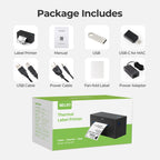Nelko Bluetooth Thermal Shipping Label Printer, 4x6 Thermal Label Printer