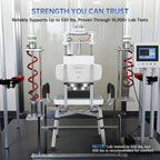 BRITULIF Shower Chair with Arms and Back for Inside Shower, 550 lb Capacity