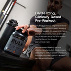 Transparent Labs Bulk Black Pre Workout - 30 Servings, Strawberry Mango