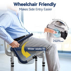 M73 Drop Arm Bedside Commodes for Seniors, Potty Chair for Adults