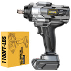 DIYtoolifz 1/2" Cordless Impact Wrench 1500Nm Compatible with DeWalt 20V