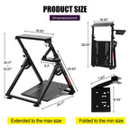 GTPLAYER Sim Racing Wheel Stand Simulator Cockpit Wheel Stand Racing Steering Shifter Mount fit for Logitech G25 G27 G29 G920 G923 Thrustmaster