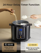 COMFEE' 12-in-1 Electric Pressure Cooker, 6 Quarts, Nonstick Pot