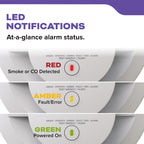 Kidde Smoke & Carbon Monoxide Detector, 10-Year Battery, 30CUD10, 1 Pack
