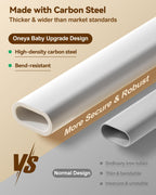 3 Piece Bed Rails for King Size Bed, No-Drill Needed Baby Bed Rail Guard