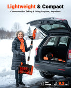 VOLTASK Cordless Snow Shovel, 24V | 13-Inch | 4-Ah Cordless Snow Blower, Battery Snow Blower with Directional Plate & Adjustable Front Handle (4-Ah