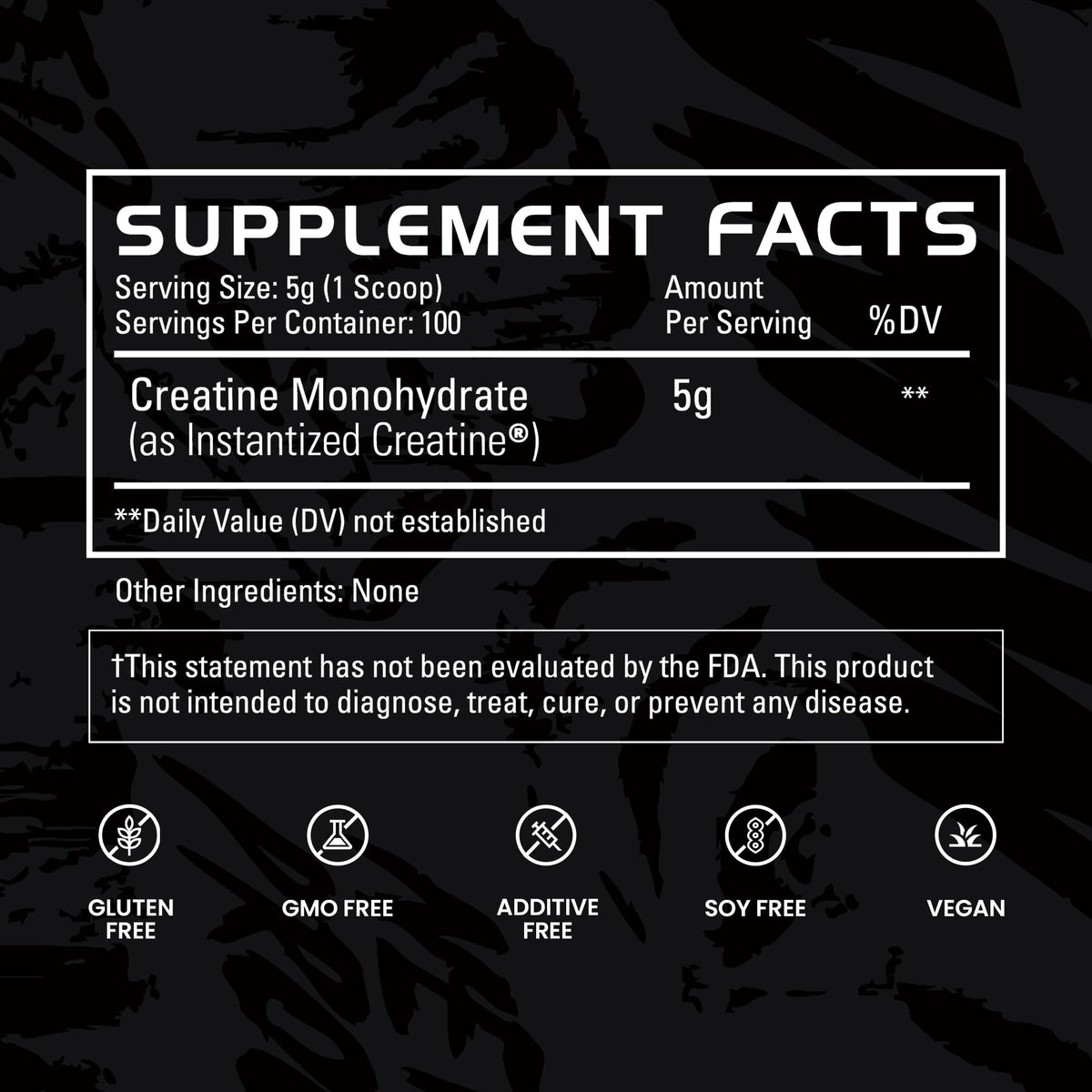 Gains in Bulk Instantized Creatine Monohydrate, Unflavored, 100 Servings