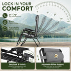 Oversized Zero Gravity Chair, 400-lb Capacity Recliner