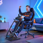 VEVOR Racing Wheel Stand, Adjustable & Foldable Simulator Stand for Logitech G29 G27 G920 G923, Thrustmaster T300RS T300GT T248 TS-PC TSXW Gaming