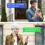 Fingerprint Smart Door Lock with Handle & Keypad – No More Lost Keys, Keyless Entry & Remote Access for Home, Kids, Airbnb & Rental Property, DIY