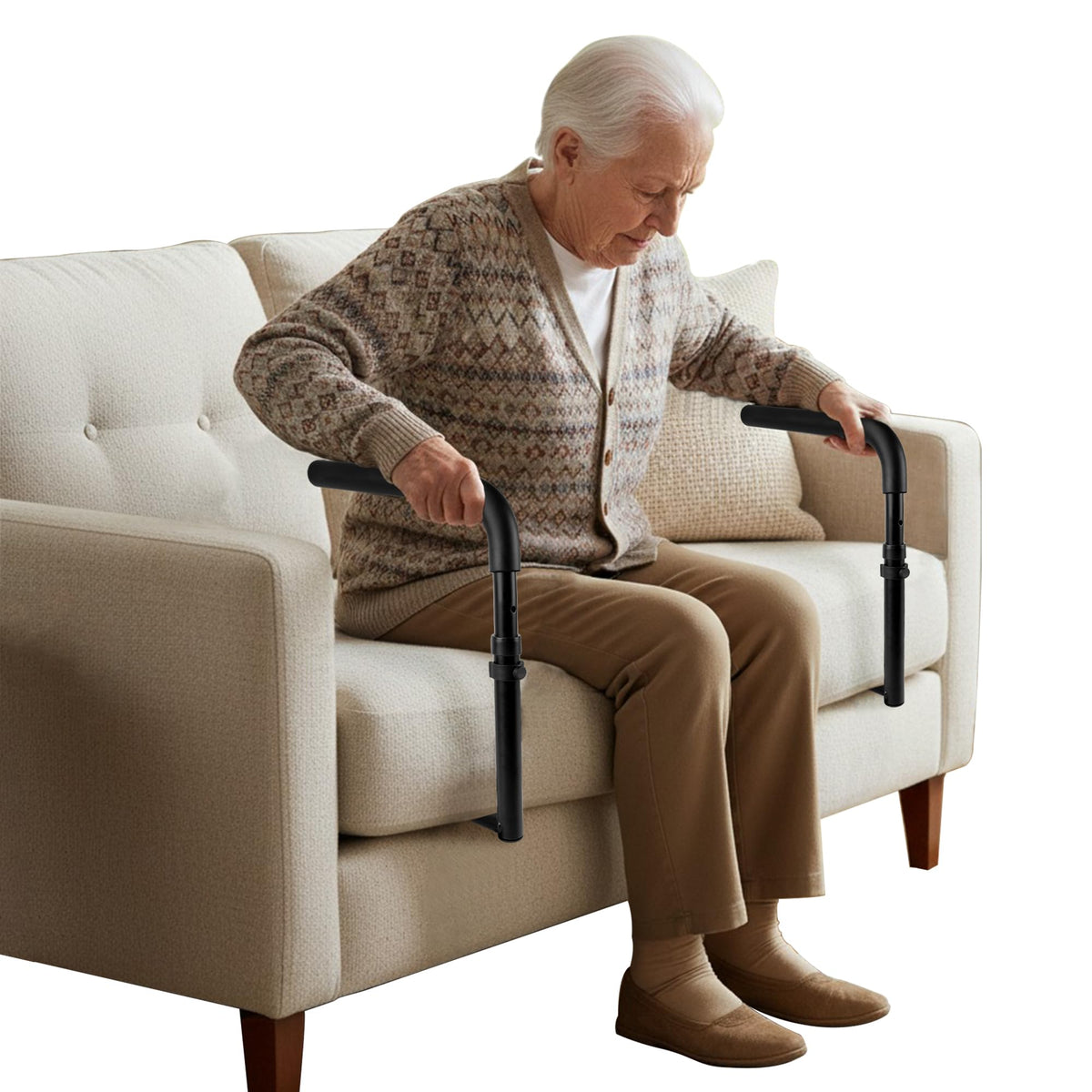 L1 Stand Assist Rail for Couch, Chair Stand Assist Aid for Elderly