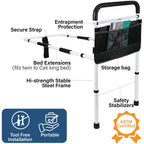Vaunn Medical Bed Rail for Elderly Adults Safety, ASTM F3186-17 Certified, Adjustable Bed Assist Handle and Grab Bar for Seniors, 300 lb, Tool-Free