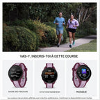 Garmin GPS Running Smartwatch, 43 mm, Music - Forerunner 165 Music
