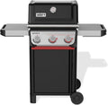 Weber Spirit E-325 Liquid Propane Gas Grill, 3 Burners, 2 Boost Burners, Black - Porcelain-Enameled Cast-Iron Grates