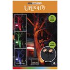 Halloween Lightshow Up Lights Tree Lights 8 LED Halloween Color Changing Red Green and Blue