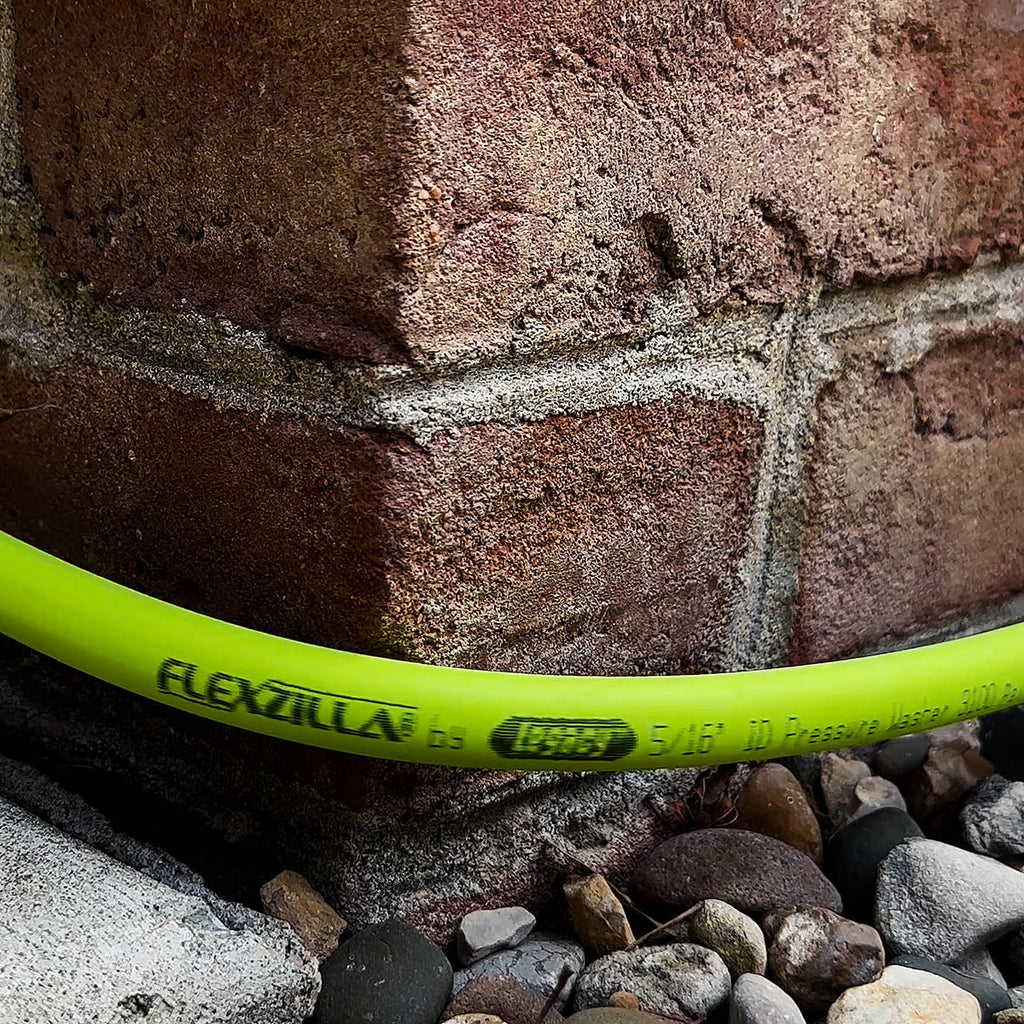 Flexzilla Pressure Washer Replacement Hose, 1/4 in. x 50 ft., 3100 PSI, M22 Fittings, No-Kink, Lightweight, ZillaGreen
