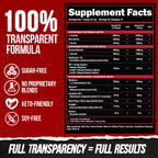 ALPHA LION Superhuman Burn – 2 in 1 Metabolism Booster Pre Workout and Thermogenic Fat Burner for Men – Appetite Suppressant and Weight Loss