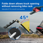 MaxxHaul Hitch Mount 4 Bike Rack 150 lb Capacity Heavy‑Duty Swing Down Design Fits Cars Trucks SUVs and Minivans with Safety Reflector Easy Install
