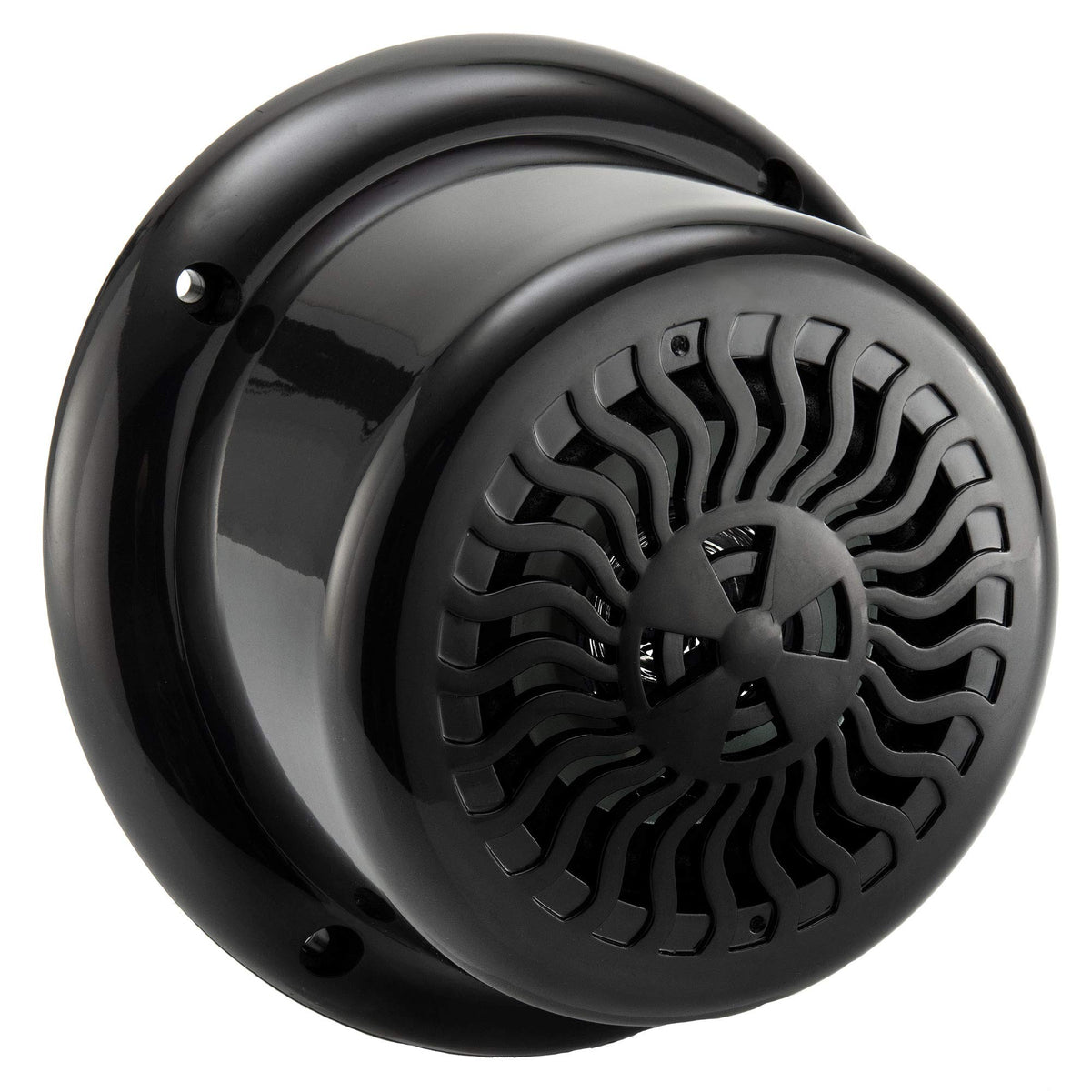 RecPro 2 Pack RV Flush Mount Speakers | 5.25" Black | Blue LED