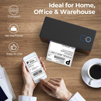 Nelko Bluetooth Thermal Shipping Label Printer, 4x6 Thermal Label Printer