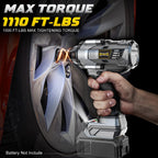 DIYtoolifz 1/2" Cordless Impact Wrench 1500Nm Compatible with DeWalt 20V