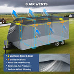 Travel Trailer RV Cover, 9-Layer Heavy Duty Waterproof,26-28ft