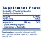 Life Extension Neuro-Mag Magnesium L-Threonate, 90 Vegetarian Capsules