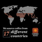 Copper Moon Whole Bean Coffee, Dark Roast, Sumatra Blend, 5 Lb