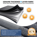 Travel Trailer RV Cover, 9-Layer Heavy Duty Waterproof,26-28ft
