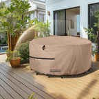 ULTCOVER Waterproof Round Patio Table Cover 76 inch