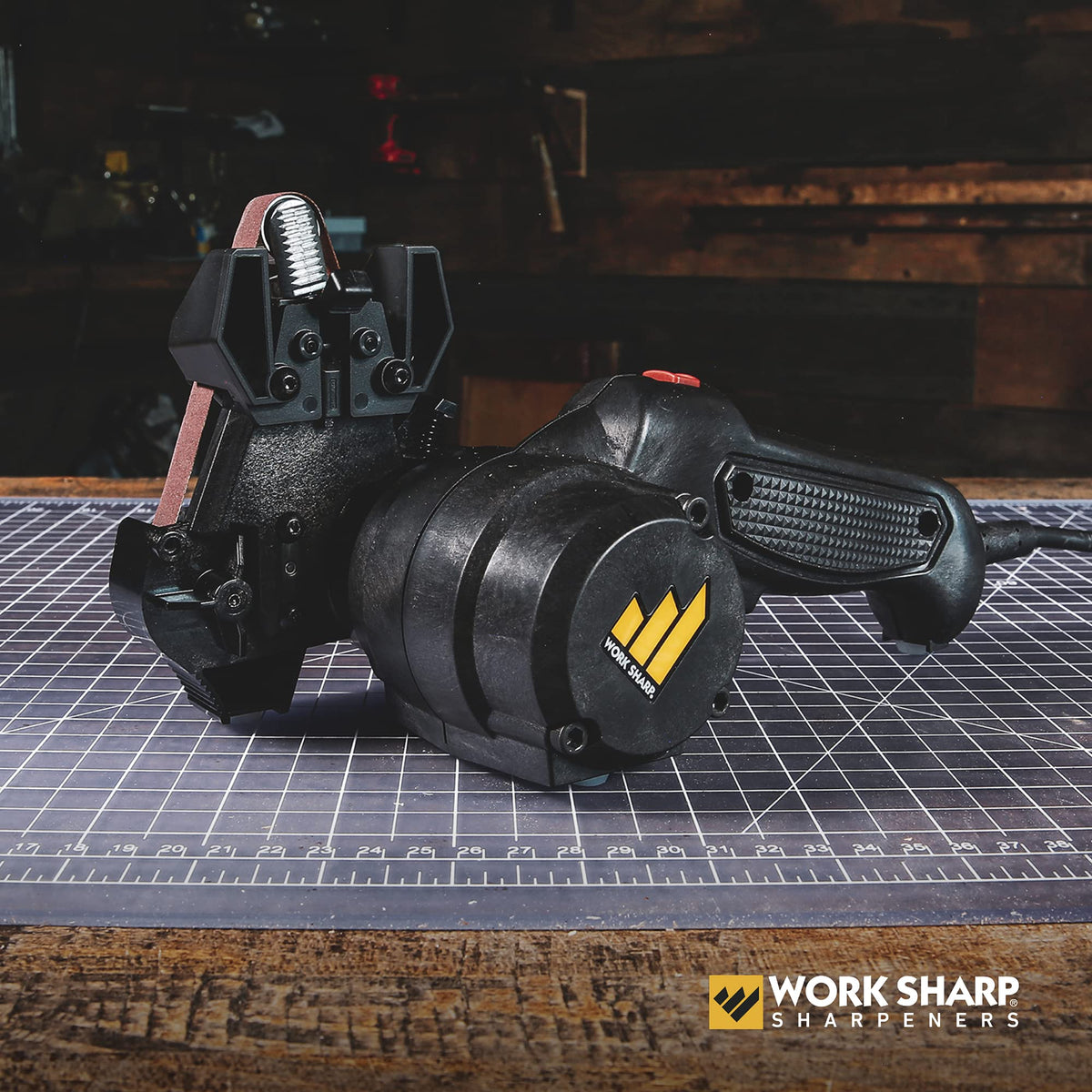 Work Sharp MK2 Electric Knife Sharpener & Replacement Belts – Adjustable 2-Speed Knife Sharpening System for Kitchen Knives, Pocket Knives, Scissors