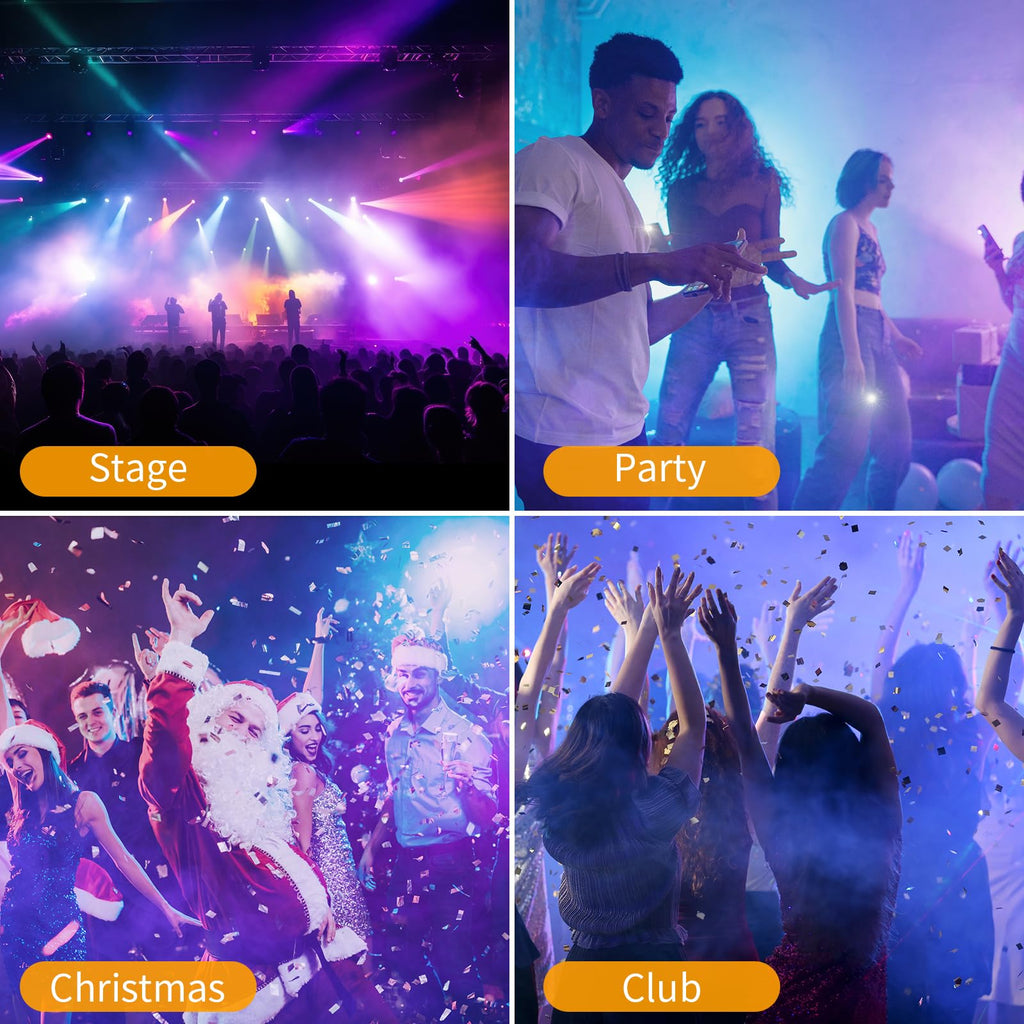 700W Fog Machine,14 Color Smoke Machine with 8 RGB LED Lights for Halloween