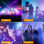 700W Fog Machine,14 Color Smoke Machine with 8 RGB LED Lights for Halloween