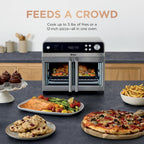 Ninja French Door Premier Air Fry Oven, 10-in-1, 20.3 Qt, Stainless, FO101