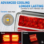CD033 Magnetic Wireless Trailer Lights, LED Tow Light Kit