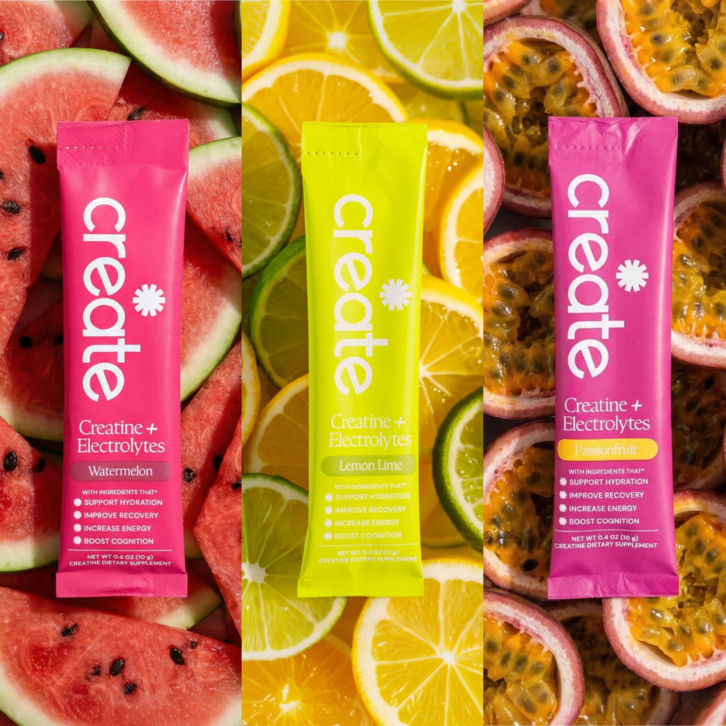 Create Creatine + Electrolytes – Energy & Strength – Variety Pack