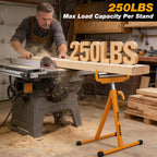 SHALL Roller Stand, Heavy-Duty Folding Roller Stands with 500 LBS Capacity