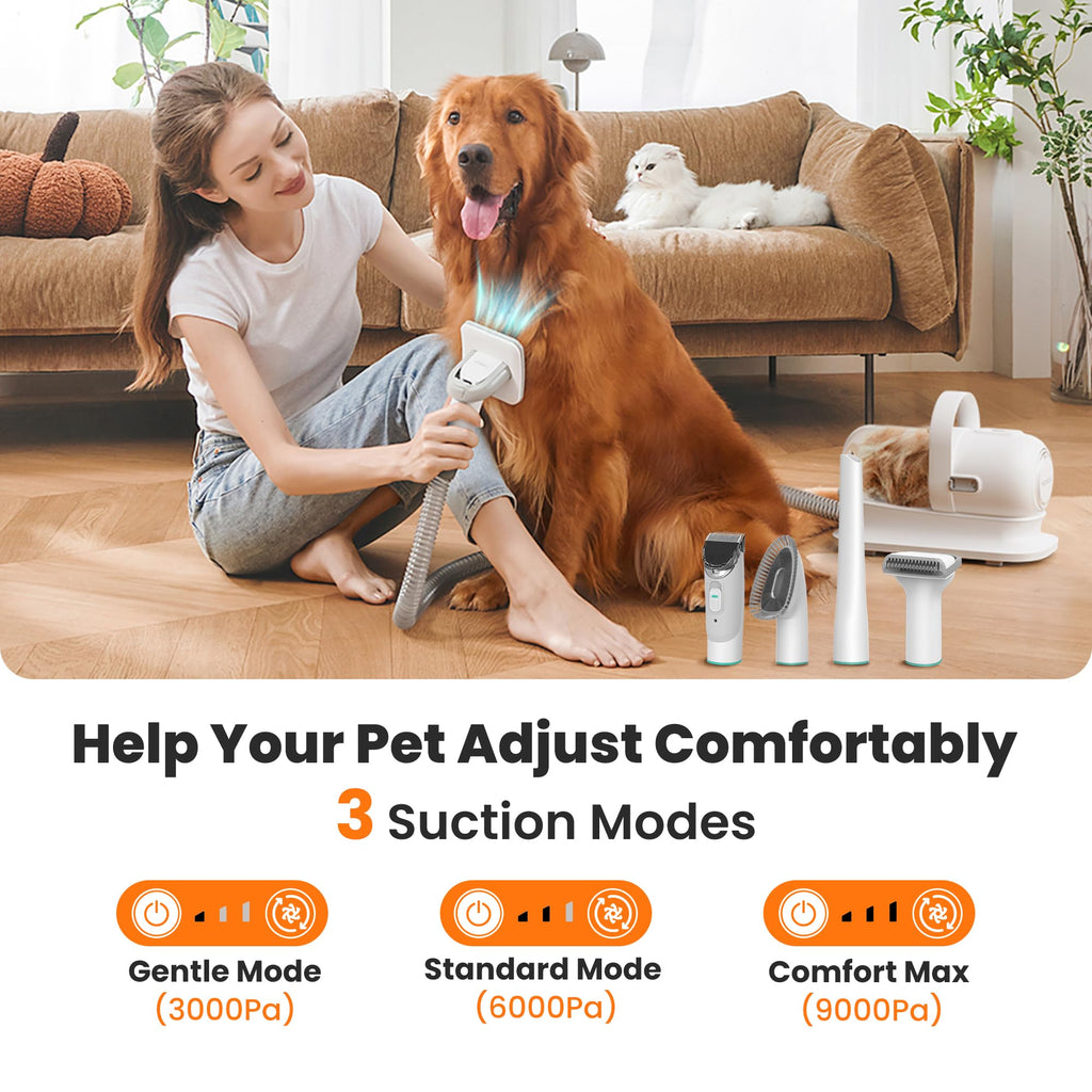 Neakasa P1 Pro Dog Grooming Vacuum, 6-in-1 Kit, 2-Year Protection Plan