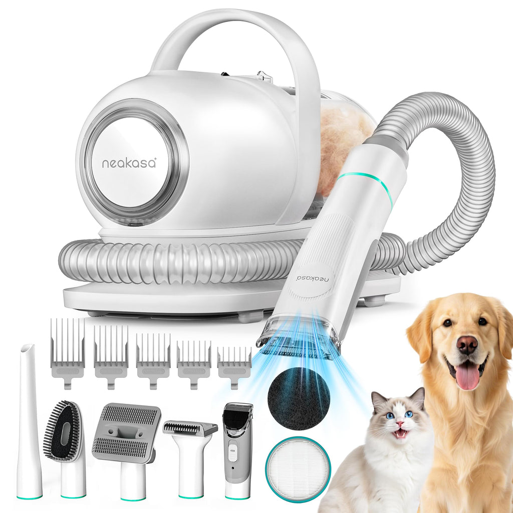 Neakasa P1 Pro Dog Grooming Vacuum, 6-in-1 Kit, 2-Year Protection Plan