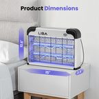 LiBa Bug Zapper 2800V Indoor, with 2 Extra Replacement Bulbs