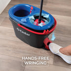 O-Cedar RinseClean Spin Mop & Bucket System | Clean with Clean Water | Removes 99% of Bacteria