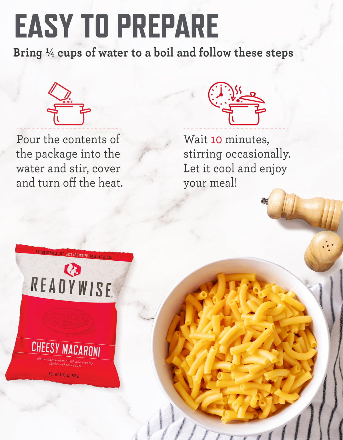 READYWISE Emergency Survival Food Supply Favorite Sample Bucket 120 Serving