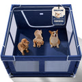 Puppy Playpen Indoor for Dog Small Pets, Dog Playpen 42x42x25 Inch, Dog Play Pen with Gate for Outdoor and Indoor, Oxford Fabric Pet Playpen for
