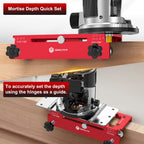 Door Hinge Jig, Door Hinge Template Kit for Router, Door Lock, Latch Kit
